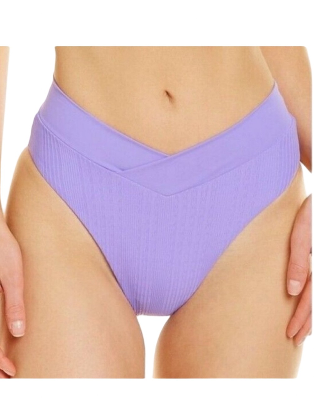 L*Space Court Bitsy Ribbed Bikini Swim Bottom NWT Size S